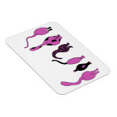 Lila Cat-Hintern Magnet (Rechte Seite)