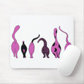 Lila Cat-Hintern Mousepad (Mit Mouse)
