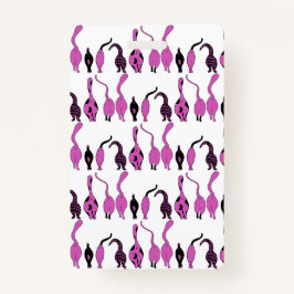 Lila Cat Hintern Muster Ausweis