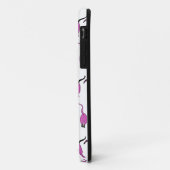 Lila Cat Hintern Muster Case-Mate iPhone Hülle (Hinten/Links)