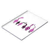 Lila Cat-Hintern Notizblock (Linke Seite)