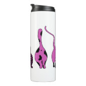 Lila Cat-Hintern Thermosbecher (Nach rechts gedreht)