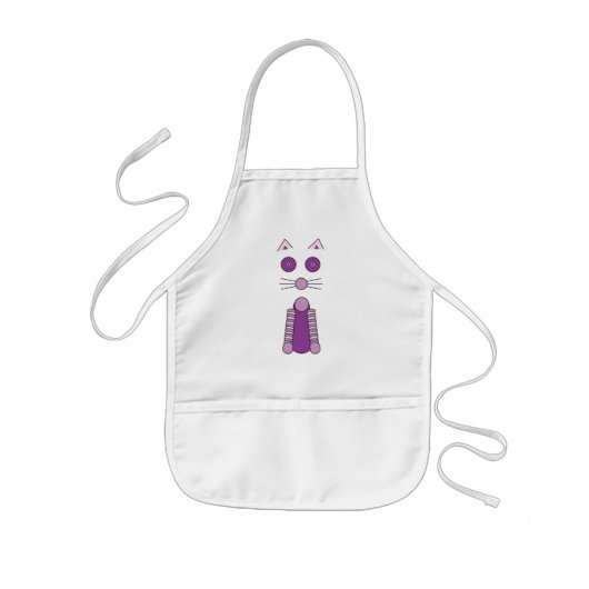LILA CAT KINDERSCHÜRZE (Vorne)