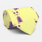 LILA CAT KRAWATTE (Gerollt)