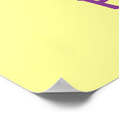 LILA CAT POSTER (Ecke)