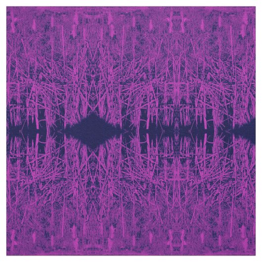 Lila Cattails Stoff (Muster)