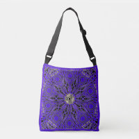 Lila Celtic Triskele Mandala-Tasche