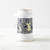 Lila Chaos Bierglas (Vorderseite Links)