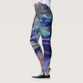 Lila Chaos-Farben Leggings (Links)
