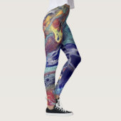 Lila Chaos-Farben Leggings (Rechts)