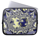 Lila Chaos Laptopschutzhülle (Vorderseite)