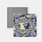Lila Chaos Magnet (Vorderseite/Rückseite)