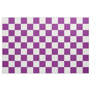 Lila Checkered Stoff