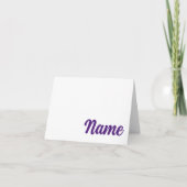 LILA CHEER Ft. Worth, TX Personalisiert Note Card (Vorderseite)