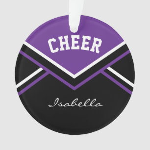 Lila Cheerleader 📣 💖 Cheer Ornament
