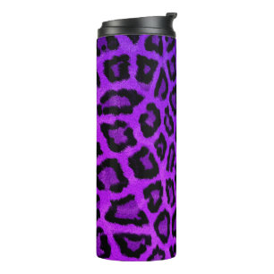Lila Cheetah Tumbler Thermosbecher