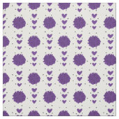 Lila Chefführer Pom Poms & Hearts Muster Stoff (Muster)