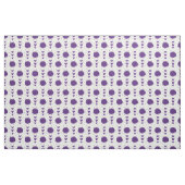 Lila Chefführer Pom Poms & Hearts Muster Stoff (Fat Quarter (45,7 x 55,9 cm))