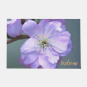Lila Cherry Blossom Doormat Fußmatte (Vorderseite)