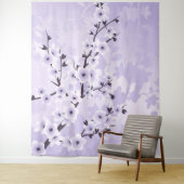 Lila Cherry Blossom Wandteppich (Beispiel)