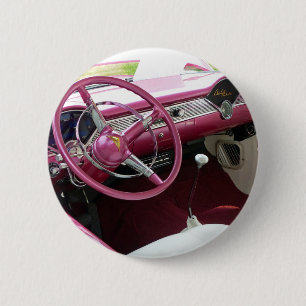 Lila Chevy Bel Air Button