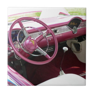 Lila Chevy Bel Air Fliese