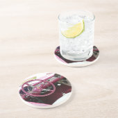 Lila Chevy Bel Air Getränkeuntersetzer (Seite)