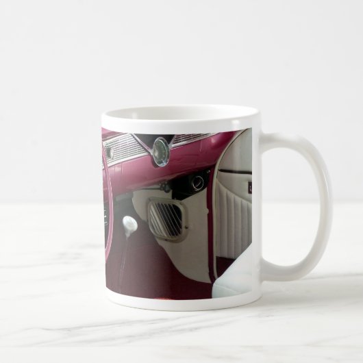 Lila Chevy Bel Air Kaffeetasse (Rechts)
