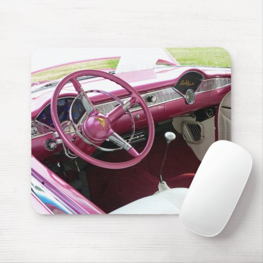 Lila Chevy Bel Air Mousepad (Mit Mouse)