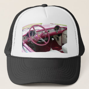 Lila Chevy Bel Air Truckerkappe