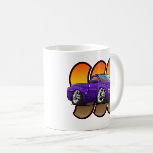 Lila Chevy SSR Kaffeetasse (VorderseiteRechts)