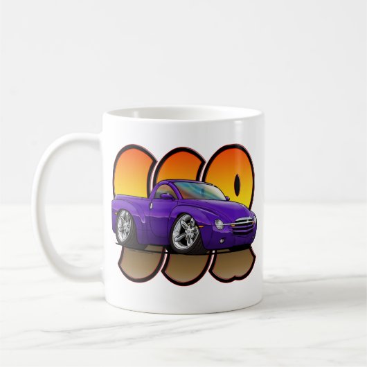 Lila Chevy SSR Kaffeetasse (Links)