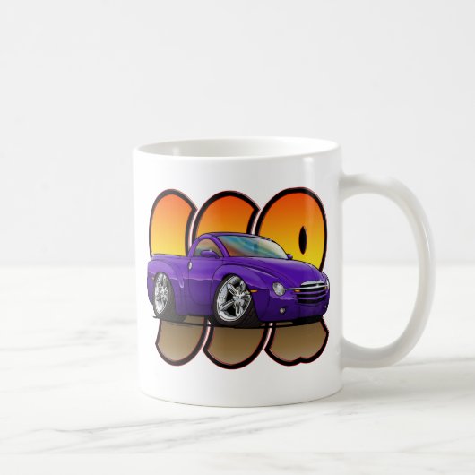 Lila Chevy SSR Kaffeetasse (Rechts)