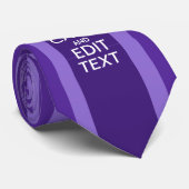 Lila Chic Behielt Ruhe und Text-Union-Jack Krawatte (Gerollt)