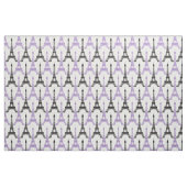 Lila-Chic-Eiffelturmmuster Stoff (Fat Quarter (45,7 x 55,9 cm))