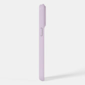 Lila | Chic Stripes Monogramm iPhone Hülle (Rechte Seite)
