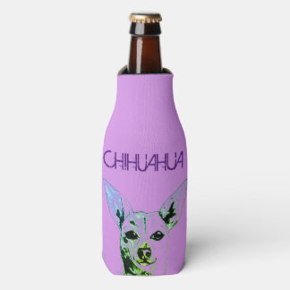 Lila Chihuahua Themed Flasche Cooler Flaschenkühler