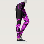 Lila chinesische Drache-Kunst-Leggings Leggings (Rechts)