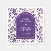 Lila Chinoiserie Hochzeit