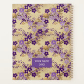 Lila Chiyogami-Planer Planer (Rückseite)