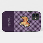 Lila Chow-Chow Chow-Chow Case-Mate iPhone Hülle (Rückseite (Horizontal))