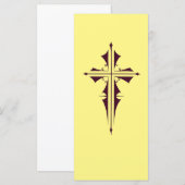 Lila Christliches Kreuz (Vorne/Hinten)