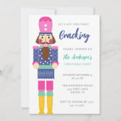 LILA CHRISTMAS NUTCRACKER PARTY URLAUB EINLADUNG (Vorderseite)