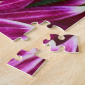 Lila Chrysanthemum - Blume 16x20 Puzzle (Seite)