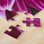 Lila Chrysanthemum - Blume 20x20 Puzzle (Seite)