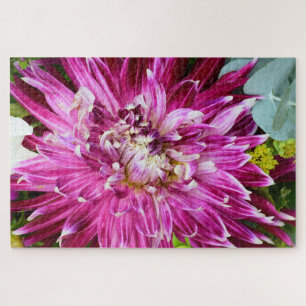 Lila Chrysanthemum - Blume 20x30 Puzzle