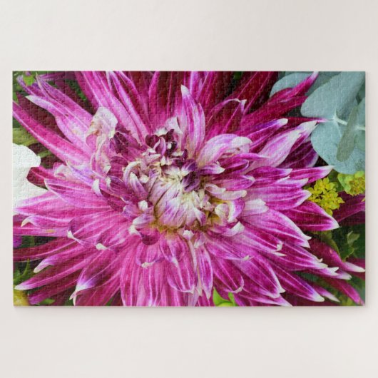 Lila Chrysanthemum - Blume 20x30 Puzzle (Horizontal)