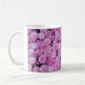 Lila Chrysanthemum-Blume Kaffeetasse (Links)