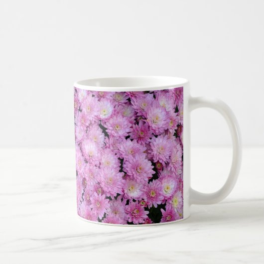 Lila Chrysanthemum-Blume Kaffeetasse (Rechts)