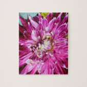 Lila Chrysanthemum - Blume Puzzle (Vertikal)